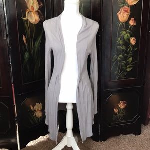 Gray cardigan GUC sz M